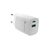 NATEC RIBERA GAN CHARGER 1X USB-A + 1X USB-C 30W WHITE - Travel Chargers - Smartphone Chargers - Techbox
