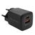 Qoltec 50764 mobile device charger Laptop, Portable gaming console, Power bank, Smartphone, Smartwatch, Tablet Black AC Fast charging Indoor - Travel Chargers - Smartphone Chargers - Techbox