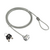 Gembird LK-K-01 Cable lock for notebooks (key lock) 1.8m | Techbox