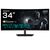 GIGABYTE G34WQC2 34” WQHD Curved Gaming Monitor - 3440 x 1440, 1500R, 200Hz, 1ms, 450 cd/m2, AMD FreeSync Premium, DisplayHDR 400, HDMI 2.0, Displayport 1.4 | Techbox