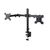 Esperanza ERW018 Desk mount for two monitors 10-27'' up to 8kg | Techbox
