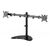 Gembird MS-D2ST-02 Monitor desk stand (rotate, tilt, swivel), 13”-32”, black | Techbox