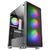 Mars Gaming MC-F Black, ATX Gaming Semitower, Full Tempered Glass Window, Metal-Mesh Front, 4x 120mm ARGB Fans - Computer Cases - PC Cases & Accessories - Techbox