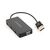 Gembird UHB-U2P4-04 interface hub USB 2.0 480 Mbit/s Black | Techbox