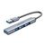 Vention USB 3.0 to USB 3.0/USB 2.0*3 Mini Hub 0.15M Gray Metal Type | Techbox