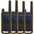 Motorola Talkabout T82 Extreme Quad Pack two-way radio 16 channels Black,Orange | Techbox