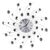 Esperanza EHC004 wall clock Mechanical wall clock Other Black,Stainless steel - Clocks - Home - Techbox