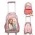 Topmodel - School Backpack Trolley - Rosé with Grey Polka Dots / Toys