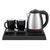 Adler AD 1354 Hotel kettle stainless steel 1.2 L + tray with cups black, steel | Techbox
