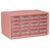 Raaco - Storage Box with 12 Drawers - Pink - 14.2 x 24.8 x 14.9 cm / Toys