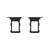 Apple (923-10791) SIM Tray (Original) - Black Titanium, Apple iPhone 16 Pro / 16 Pro Max | Techbox