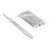 Tools (AOR-BR-019) Super-Hard Stainless Steel Surgical Blades (Handle with 10pcs Blades ) - #4 handle w/ #23 blades | Techbox