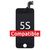 For iPhone/iPad (APSE001B3) Compatible LCD Complete - Black, (Compatible) for model iPhone 5S/SE - LED Screens - Smartphone LCD - Techbox