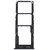Samsung (GH98-47703A) Simcard Tray / Memory holder - Black, Samsung Galaxy A04s; SM-A047F - Various Spare Parts - Smartphone - Techbox