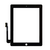 For iPhone/iPad (iPad3001B) Digitizer - Black, for model iPad 3 - LED Screens - Smartphone LCD - Techbox