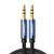 Ugreen AUX audio cable straight minijack 3.5 mm 1m blue (AV112) | Techbox
