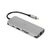 iBox IUH3RJ4K interface hub USB Type-C 5000 Mbit/s Silver - USB Hubs & Card Readers - Peripherals - Techbox