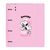 Snoopy A4 cardboard 4 rings binder with sheets