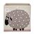 3 Sprouts - Storage Box - Beige Sheep / Baby and Children