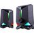 PC SPEAKERS ROCKET 2.0 6W LED USB BLACK | Techbox