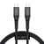 Tech-Protect Ultraboost UB11T USB-C / USB-C PD 240W / QC3.0 Cable 100 cm - Black