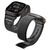 Spigen Athlex Air 2 Strap for Apple Watch 44/45/46/49mm - Black and Gray