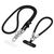 Tech-Protect C10S Rope Phone Lanyard - Black and Titanium
