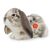 Teddy Hermann - Lying Rabbit grey-white 30 cm (937975) / Toys