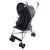 Asalvo - Pushchair Moving - Coal - Unfolded: 46 cm W x 74 cm L x 94 cm H Folded: 107 cm W x 22 cm L x 22 cm H / Baby and Children