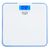 Bathroom scale ADLER AD 8183 with edge lighting White