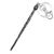 HARRY POTTER - Death Eater's wand - Pewter Key Ring