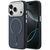 Etui Mercedes Leather 3D MagSafe na iPhone 17 Pro - granatowe