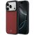 Etui Mercedes Leather Mesh with Bow Line MagSafe na iPhone 17 Pro - czerwone
