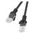 Lanberg PCU6-10CC-0100-BK networking cable Black 1 m Cat6 U/UTP (UTP)