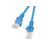 Lanberg PCU5-10CC-0025-B networking cable Blue 0.25 m Cat5e U/UTP (UTP)