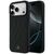 Etui Mercedes Leather with Crossed Lines MagSafe na iPhone 17 Pro Max - czarne