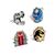 JURASSIC PARK - Set of 4 Pin's