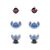 STITCH - Scary Stitch - 3 Pairs of Studs Earrings