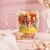 DISNEY PRINCESS - Princess - Glass with Dried Flowers 10oz