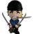 ONE PIECE - Three Sword Style Zoro - Figure Youtooz 7.5cm
