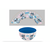 STITCH - Watercolor Blue - Ceramic Bowl in Gift Box - 600ml