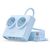 Orico PDC25 25W 6in1 Power Strip 2x AC + 2x USB-A + 2x USB-C - Blue | Techbox