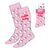 Sanrio Socks Hello Kitty Face Pink 36-43
