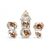 FanRoll  Dice Set Rose (7)