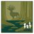 Studio Ghibli Mini Towel Princess Mononoke Shadow of the Deer God 25 x 25 cm