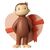 Curious George UDF Mini Figure w/Heart 6 cm