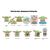 Star Wars 3D Foam Bag Clips Best of Grogu Series 1 Display (24)