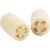 Creativ Company - Natural Loofah Sponge - Light Natural - L: 10 cm, Dia: 5,5-8 cm, 2 pc/1 pack (70028) / Toys