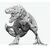 Dungeons & Dragons Nolzur's Marvelous Miniatures Unpainted Miniature Tyrannosaurus Zombie 20 cm