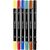 Creativ Company - Textile markers, line 2,3+3,6 mm, standard colours, 6 pc/ 1 pack (334819) / Toys